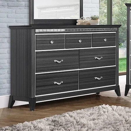 Contemporary Dresser with 7 Drawers